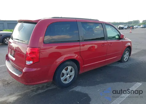 2012 Dodge Grand Caravan Sxt из США, поврежденный, VIN 2C4RDGCG7CR403335